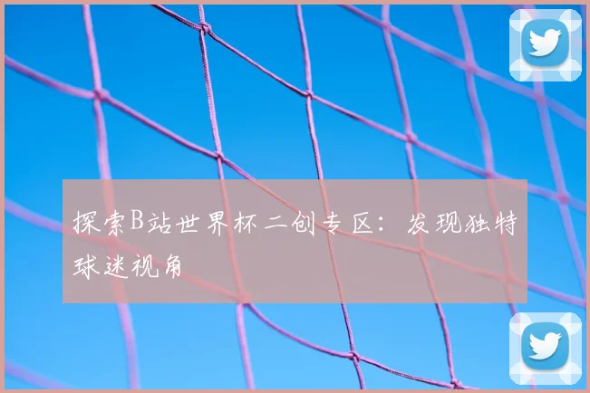 探索B站世界杯二创专区：发现独特球迷视角